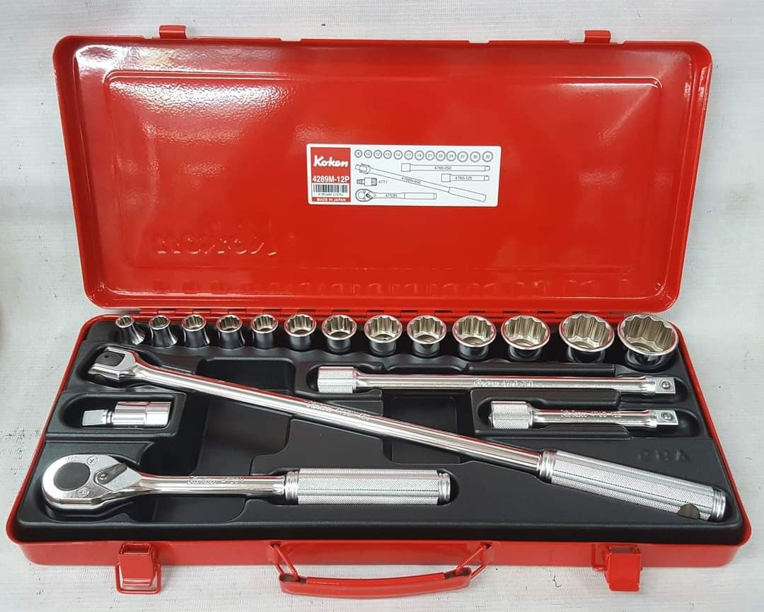 KOKEN SOCKET WRENCH SET Made in Japan (Category: Construction Tools & Equipment) located in Manila. Submitted by tonpornel (Listing ID 1314971546, Image 2). Description: Ton-Pornel Mercantile • We supply Powertools, Hardware tools, Plumbing, Paints, Electrical and Construction materials • We offer Paint Mixing and Powertools Repair Visit us: 38 Marcos Highway Mayamot, Antipolo City https://maps.google.com/?cid=1384230075759805792&entry=gps Store 