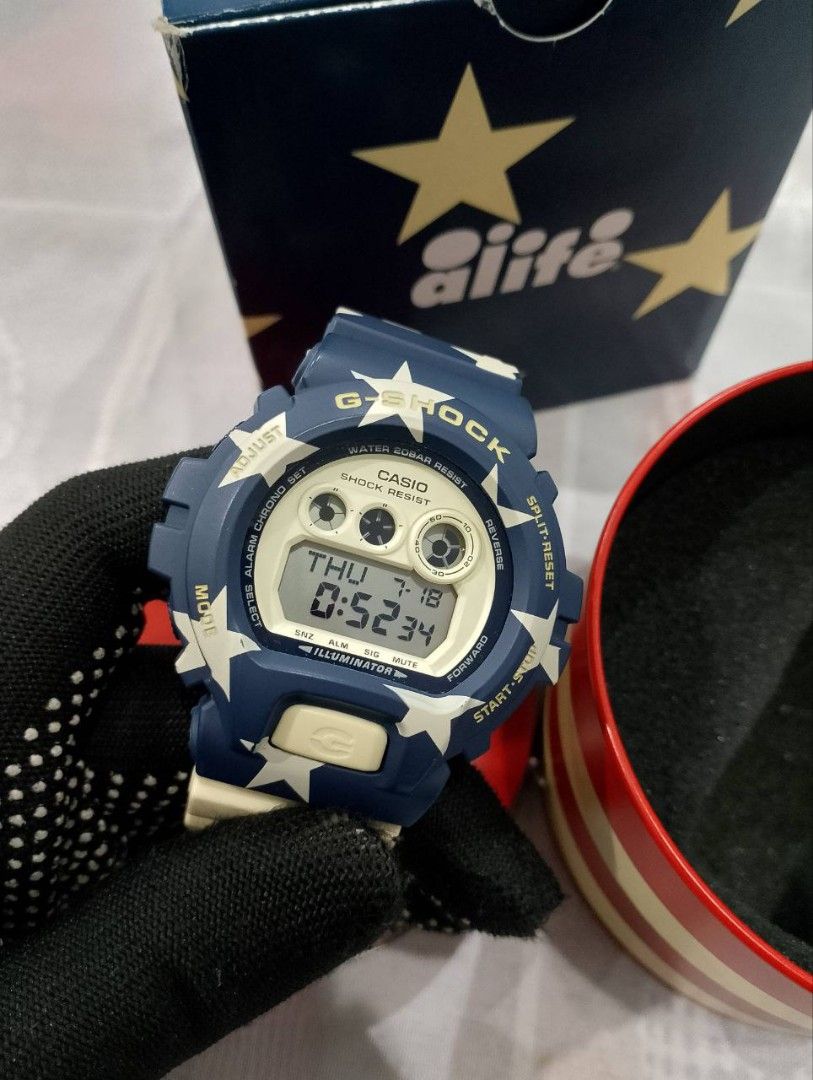 Limited Edition CASIO G-SHOCK x ALIFE GD-X6900AL-2JR U.S.A Flag