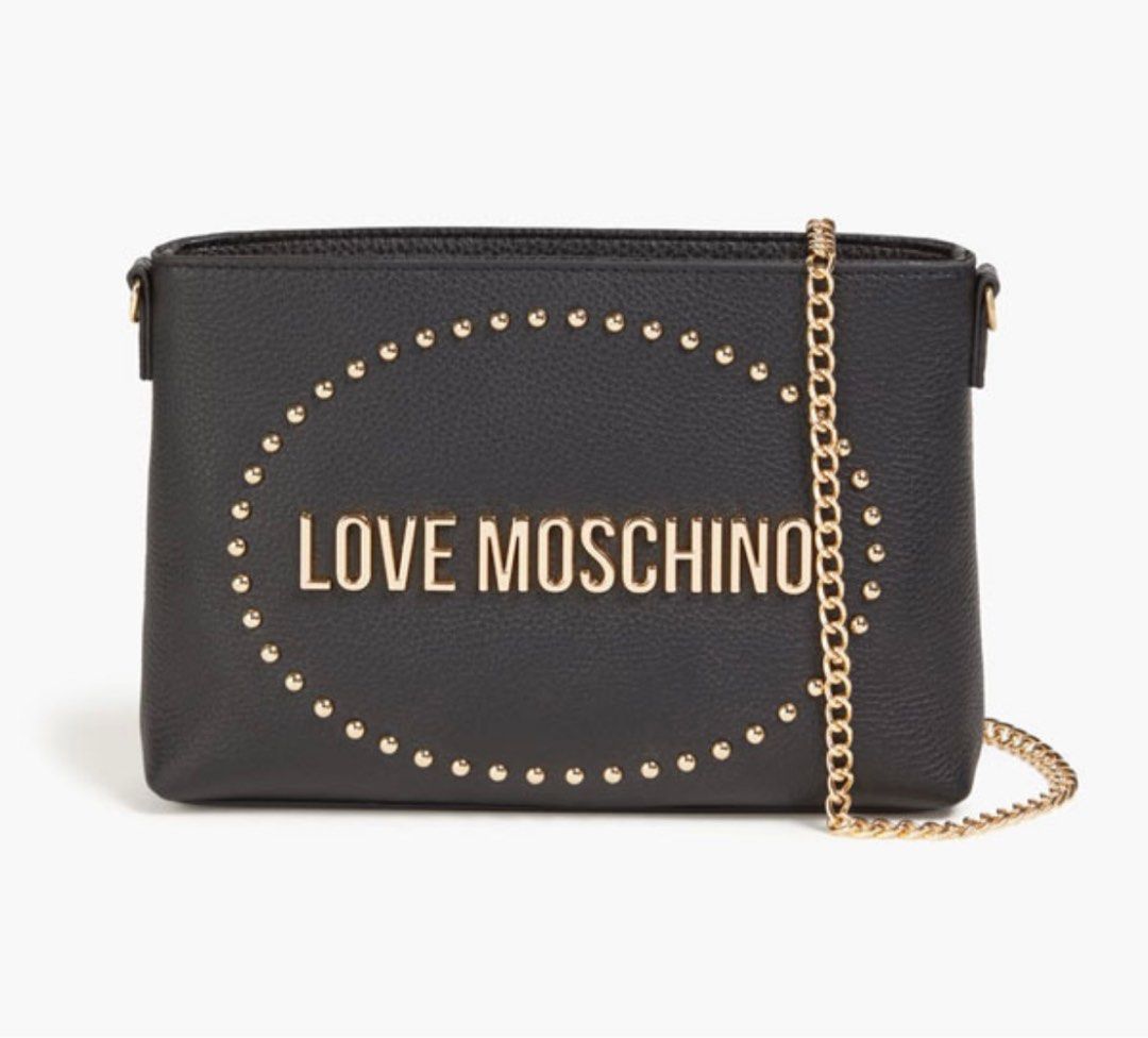 Love Moschino Heart Casual Style Faux Fur Chain Plain Crossbody Logo logo Carousell