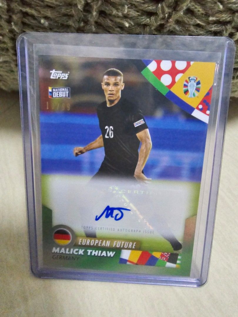 Topps TOTAL FOOTBALL ロナウジーニョ 1/1（Malik Thiaw Autograph /99 
