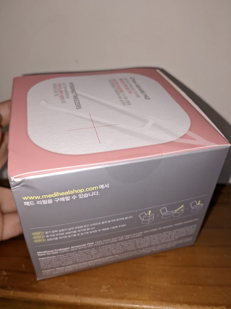 Mediheal Collagen Ampoule Pad (Category: Face Care) located in Pasig City. Submitted by pottyhead.22 (Listing ID 1315105757, Image 3). Description: • PLEASE MAKE READING A HABIT • 💬 FAQs, T&C: 1.) Available? Yes, Available unless otherwise marked as "RESERVED or SOLD" — Please mssg if interested, or you have any other inquiry instead as I won't reply if you only ask me this question (AVAILABLE?) kindly help me to not get my inbox full so I can s