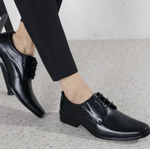 Men Classic Black Brown Formal Shoes Series New Arrival with Rubber Soles