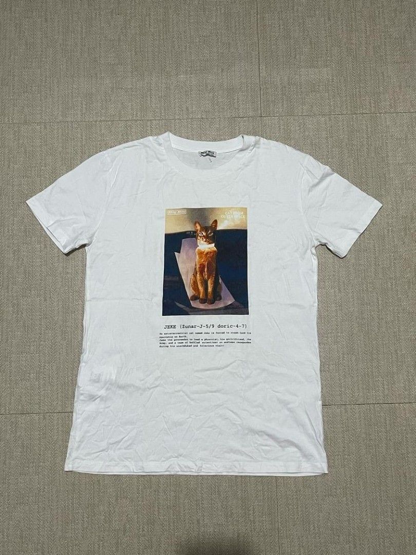 miu miu (Category: Shirts) located in Santo Tomas. Submitted by janbars (Listing ID 1315061058, Image 1). Description: Miu miu size L W19/L26.5 excellent condition no issue (off/legit) 750 + sf.