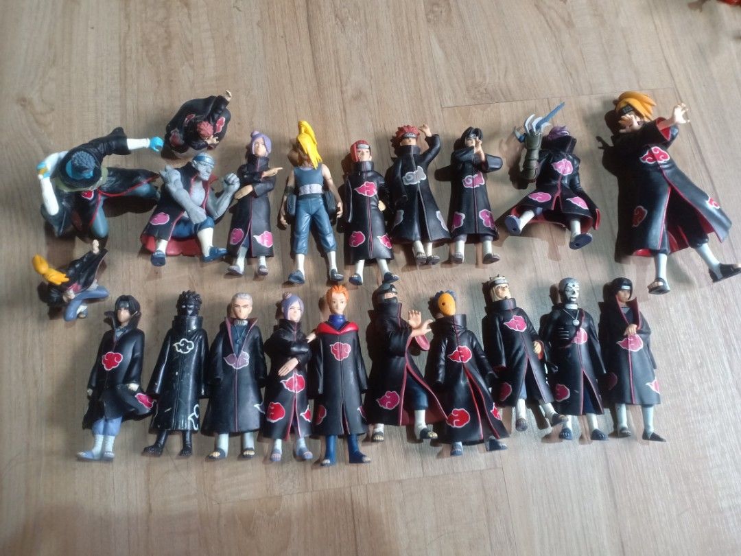 Naruto Akatsuki Figures (Category: Figurines & Statues) located in Caloocan City. Submitted by mkhelz (Listing ID 1315012814, Image 2). Description: Take all for only 900 Naruto Figures.