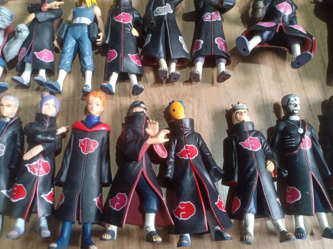 Naruto Akatsuki Figures (Category: Figurines & Statues) located in Caloocan City. Submitted by mkhelz (Listing ID 1315012814, Image 3). Description: Take all for only 900 Naruto Figures.