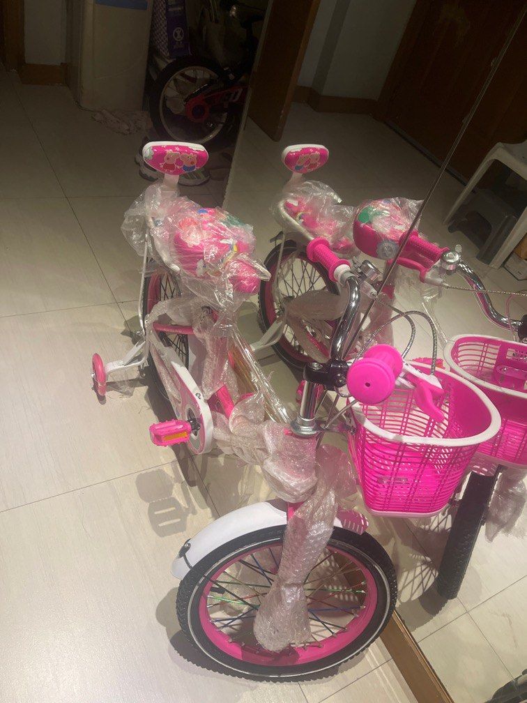Peppa pig 2 seater bicycle with basket Sports Equipment Bicycles Parts Bicycles on Carousell