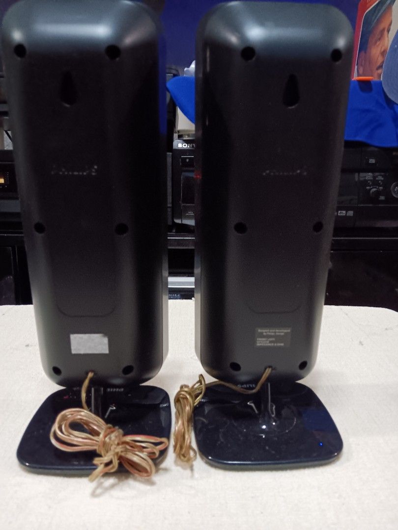Philips Speakers for ur Receiver Amplifier (Category: Soundbars, Speakers & Amplifiers) located in Mandaluyong City. Submitted by edward.l1 (Listing ID 1314945328, Image 2). Description: Philips Satellite Speakers from HTS3220 75watts @ 8ohms Txt or Call :Edward 09271307626.