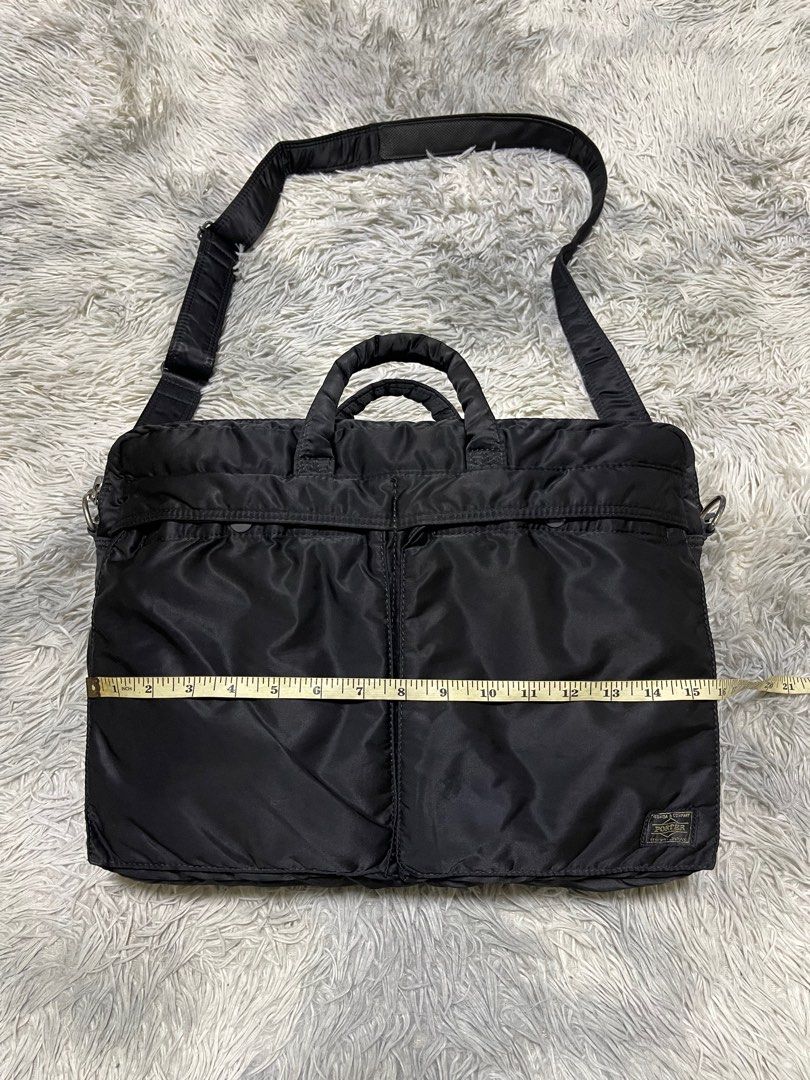 PORTER Tanker 2way Laptop Bag (Category: Briefcases) located in Bauang. Submitted by jasperjohn (Listing ID 1314964801, Image 3). Description: Auth Porter Tanker issue: replaced main zipper (working well).