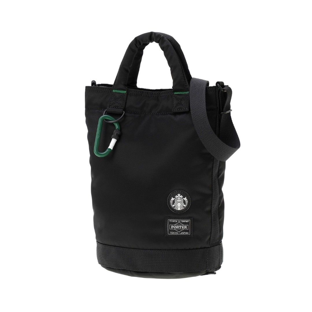 🇯🇵日本製PORTER x STARBUCKS COFFEE BEAN SHAPE DRUM BAG S 🇯🇵日本製PORTER x STARBUCKS COFFEE BEAN SHAPE DRUM BAG S