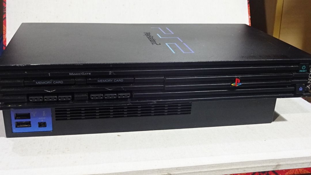 Ps2 PHAT Gaming Console Black Unit only scph-10000 japan 110v, Video ...