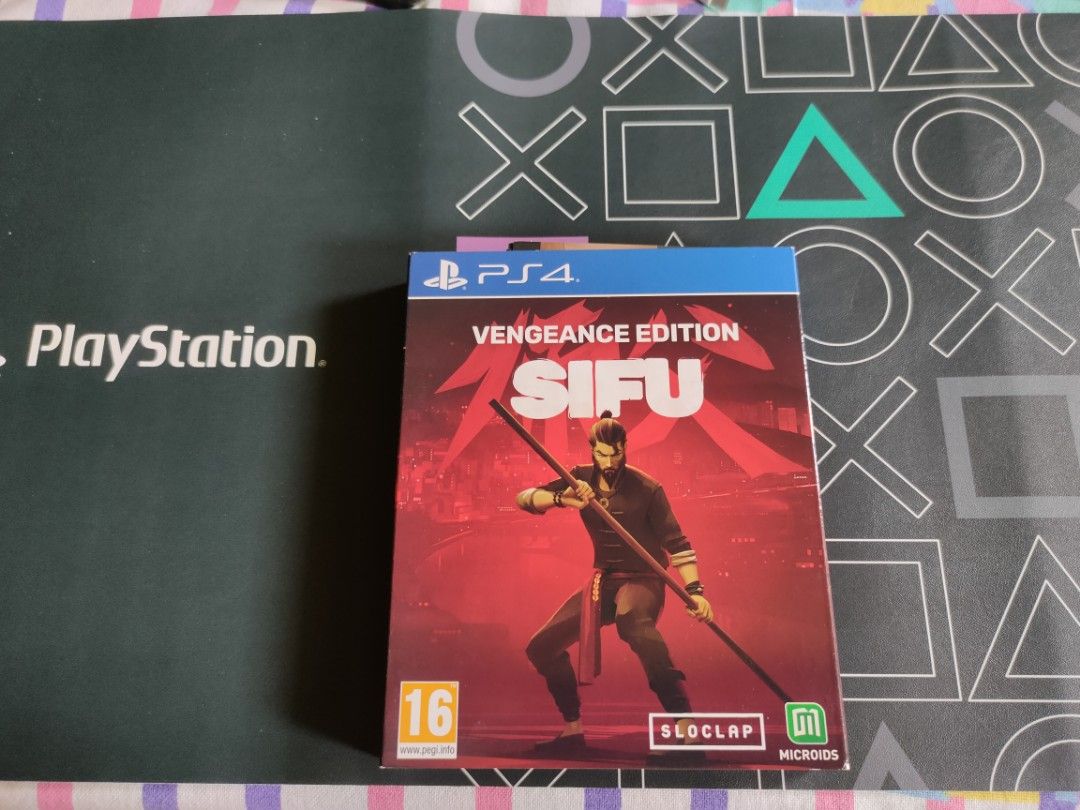 PS4 Sifu Vengeance Edition (Category: PlayStation) located in Manila. Submitted by kikim012 (Listing ID 1314998055, Image 1). Description: steelbook, 3 Cards, 1 artbook in good condition. Region 2 location: Cagayan de Oro City (Mindanao) shipping: LBC COD / COP.