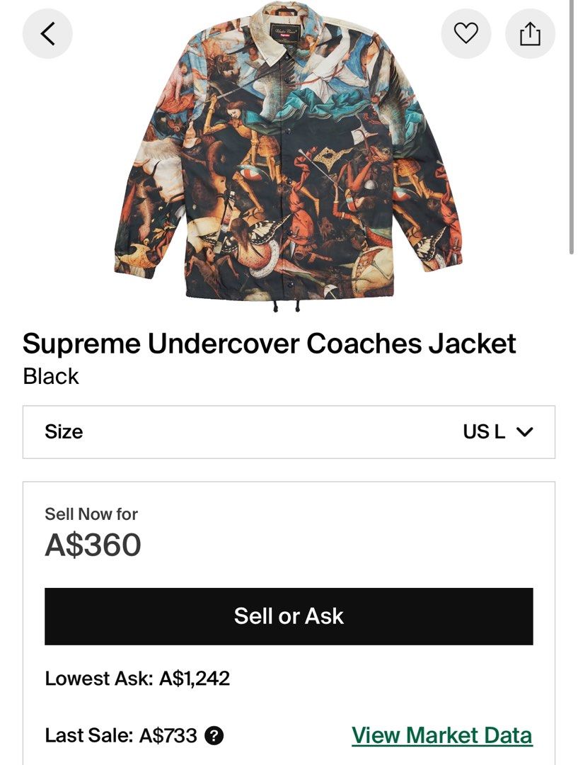 Supreme x undercover jacket best sale
