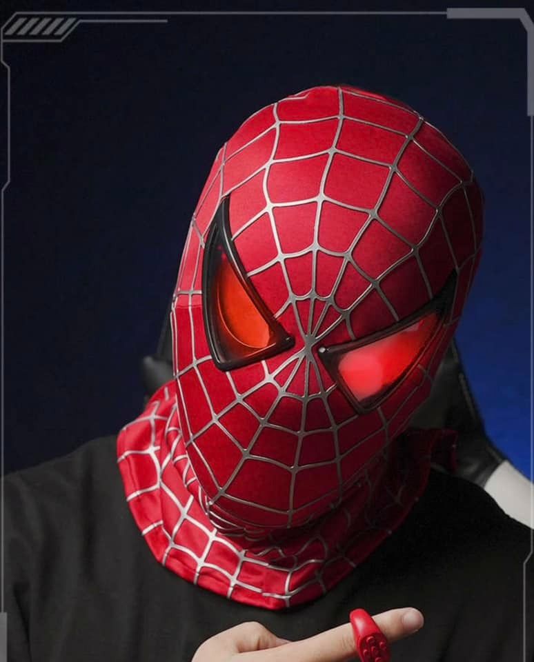 Red Spiderman Helmet Light up Blinking Headset (Category: Western Merchandise) located in Caloocan City. Submitted by burdagullytoysshop (Listing ID 1315018740, Image 2). Description: Red Spiderman Helmet Light up Blinking Headset Pre Order Price: 3000 Downpayment: Php 600 Deadline: July 22, 2024 ETA: Q4 2024 .