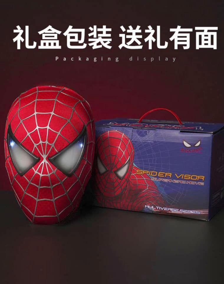 Red Spiderman Helmet Light up Blinking Headset (Category: Western Merchandise) located in Caloocan City. Submitted by burdagullytoysshop (Listing ID 1315018740, Image 1). Description: Red Spiderman Helmet Light up Blinking Headset Pre Order Price: 3000 Downpayment: Php 600 Deadline: July 22, 2024 ETA: Q4 2024 .