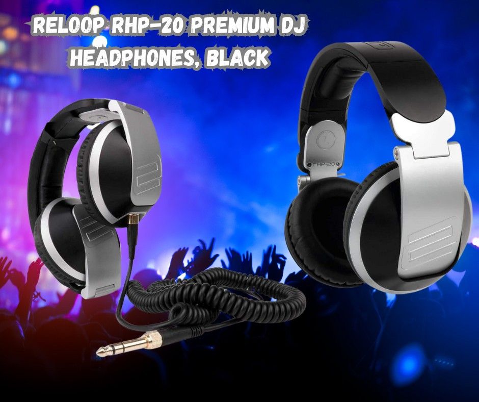 Reloop RHP-20 Premium DJ Headphones, Black (Category: Headphones & Headsets) located in Quezon City. Submitted by mike10sitaldas (Listing ID 1315081744, Image 2). Description: Reloop RHP-20 Premium DJ Headphones, Black Professional DJ headphones, closed rotary and retractable construction Convenient rotary mechanism for easy monitoring via one ear cup Powerful sound for clear frequency separation, optimized for DJs Comfortable Memory-Foam padding
