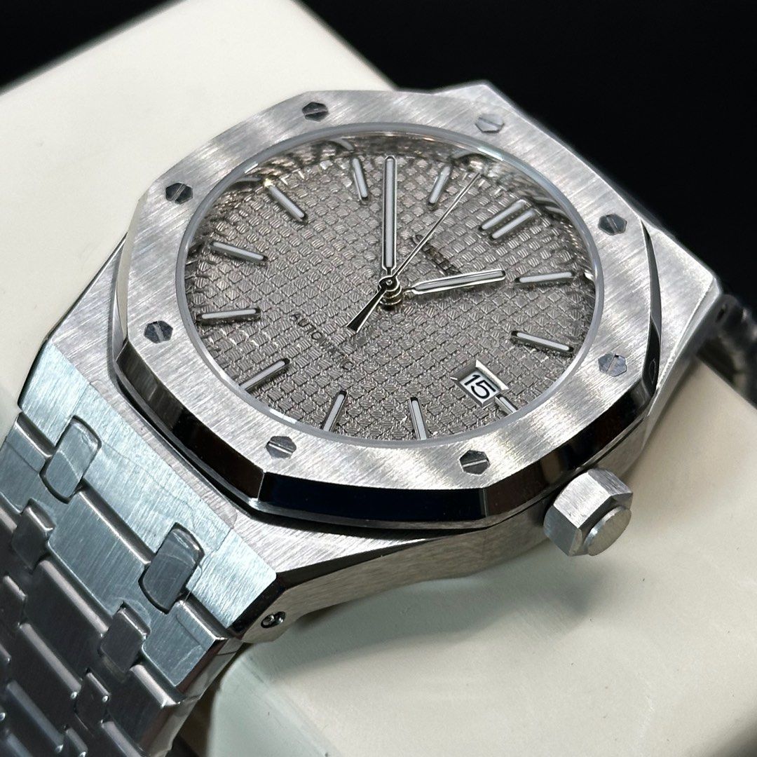 Abu Abu 15450st Grey AUDEMARS PIGUET ROYAL OAK 41MM '50TH