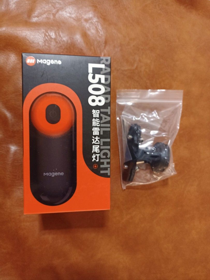 Magene 邁金L508 智能雷達尾燈防水智能單車尾燈Smart Radar Tail Light , Free Saddle Mount,  運動產品, 單車及配件, 單車- Carousell