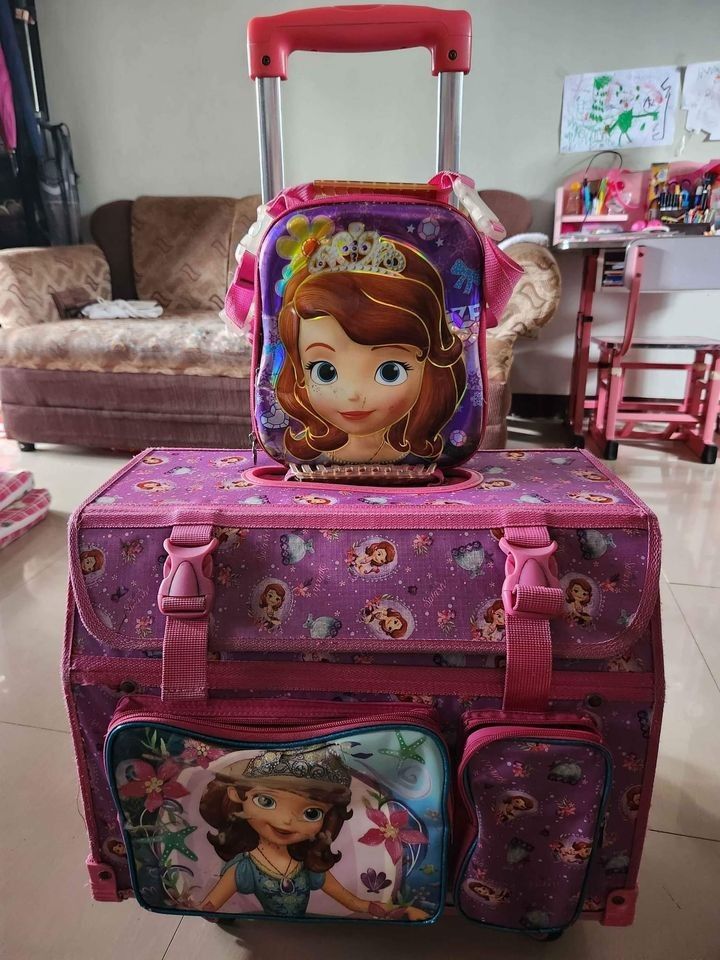 Sofia the first school trolley bag Hobbies Toys Stationary Craft Stationery School Supplies on Carousell