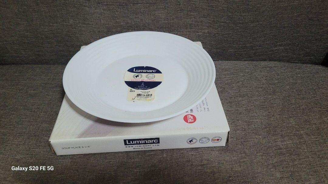 SONGHE Luminarc Soup Plate
