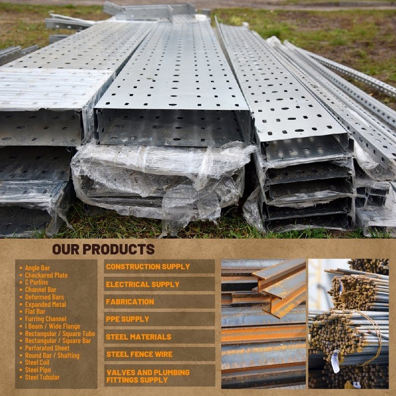 Steel Cable Trays / Perforated Cable Tray / Fabrication Cable Tray ...