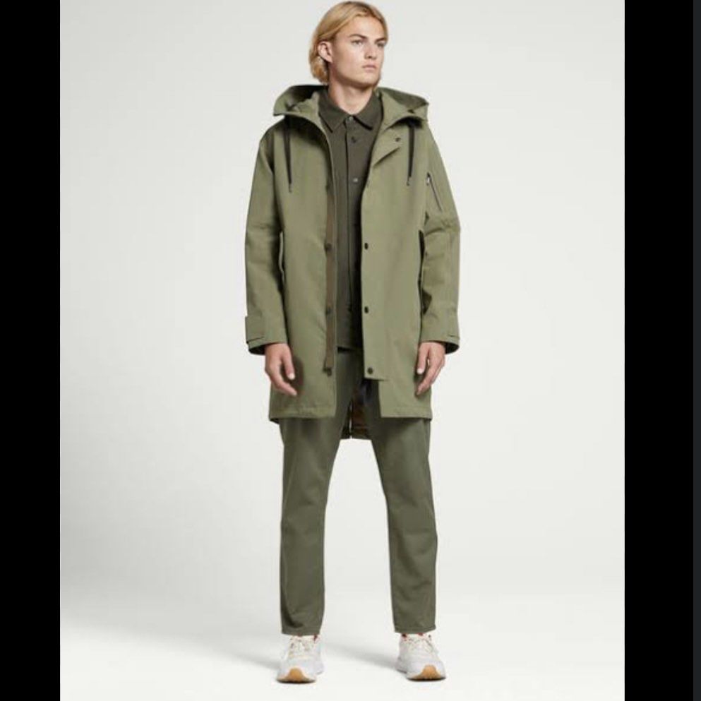 Uniqlo Blocktech Fishtail Parka Outdoor Jacket Fesyen Pria Pakaian Baju Luaran di Carousell