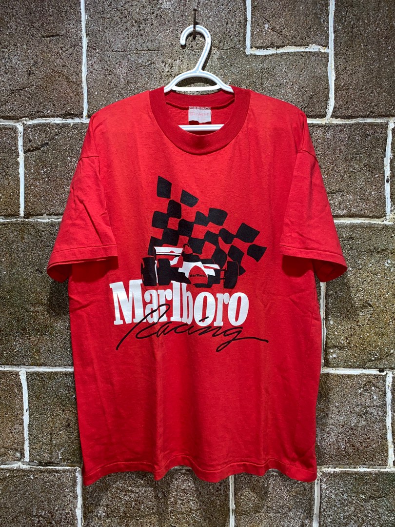 Vintage Marlboro Racing TShirt, Men's Fashion, Tops & Sets, Tshirts