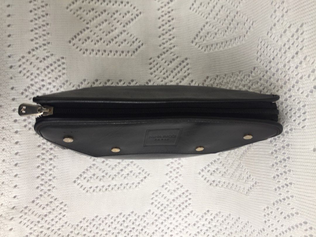 Sale Vintage Nina Ricci Black Purse Clutch Unisex Luxury Bags Wallets on Carousell