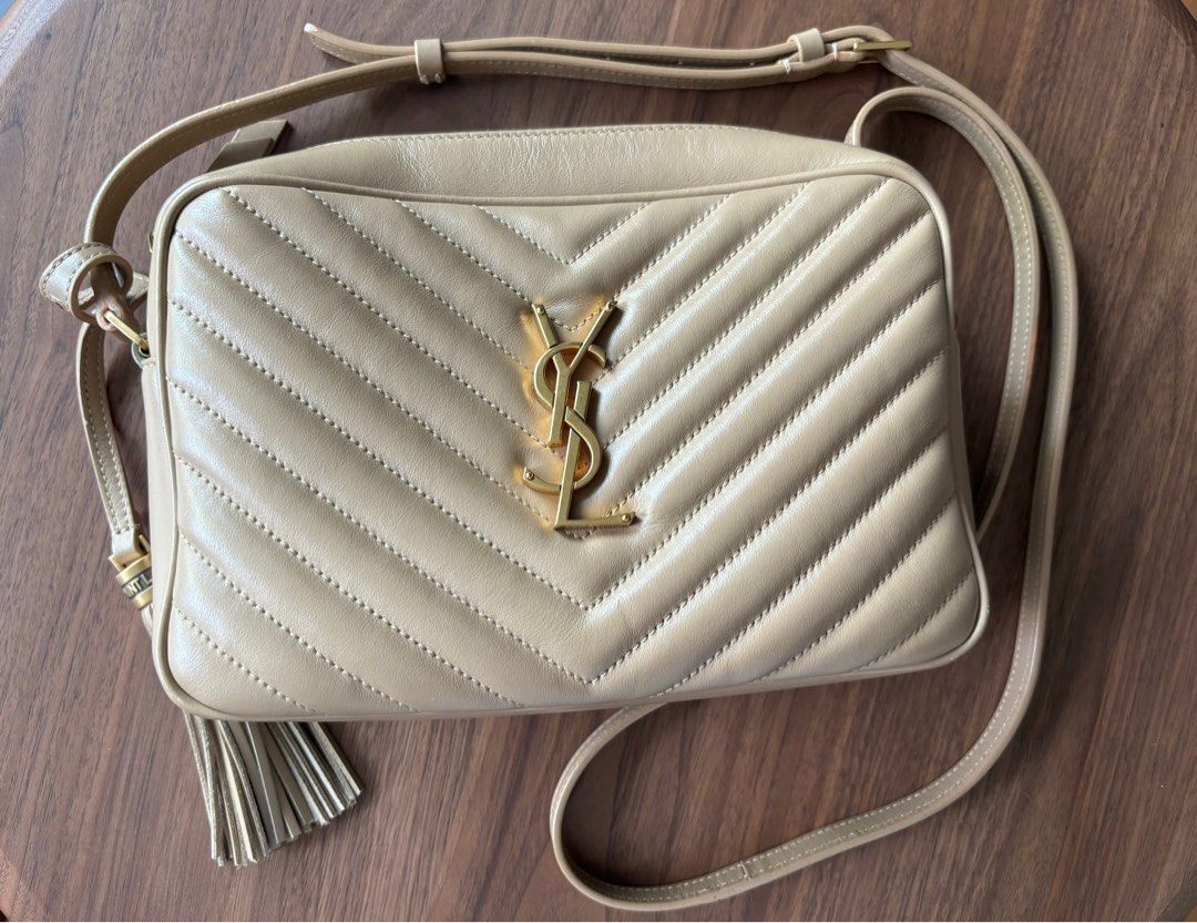 YSL Monogram Lou in Latte Luxury Bags Wallets on Carousell