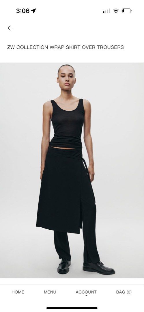 Skirt over pants zara sales