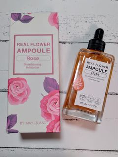 《現貨》韓國MAYISLAND玫瑰花瓣活萃煥白安瓶100ml64242863428227110