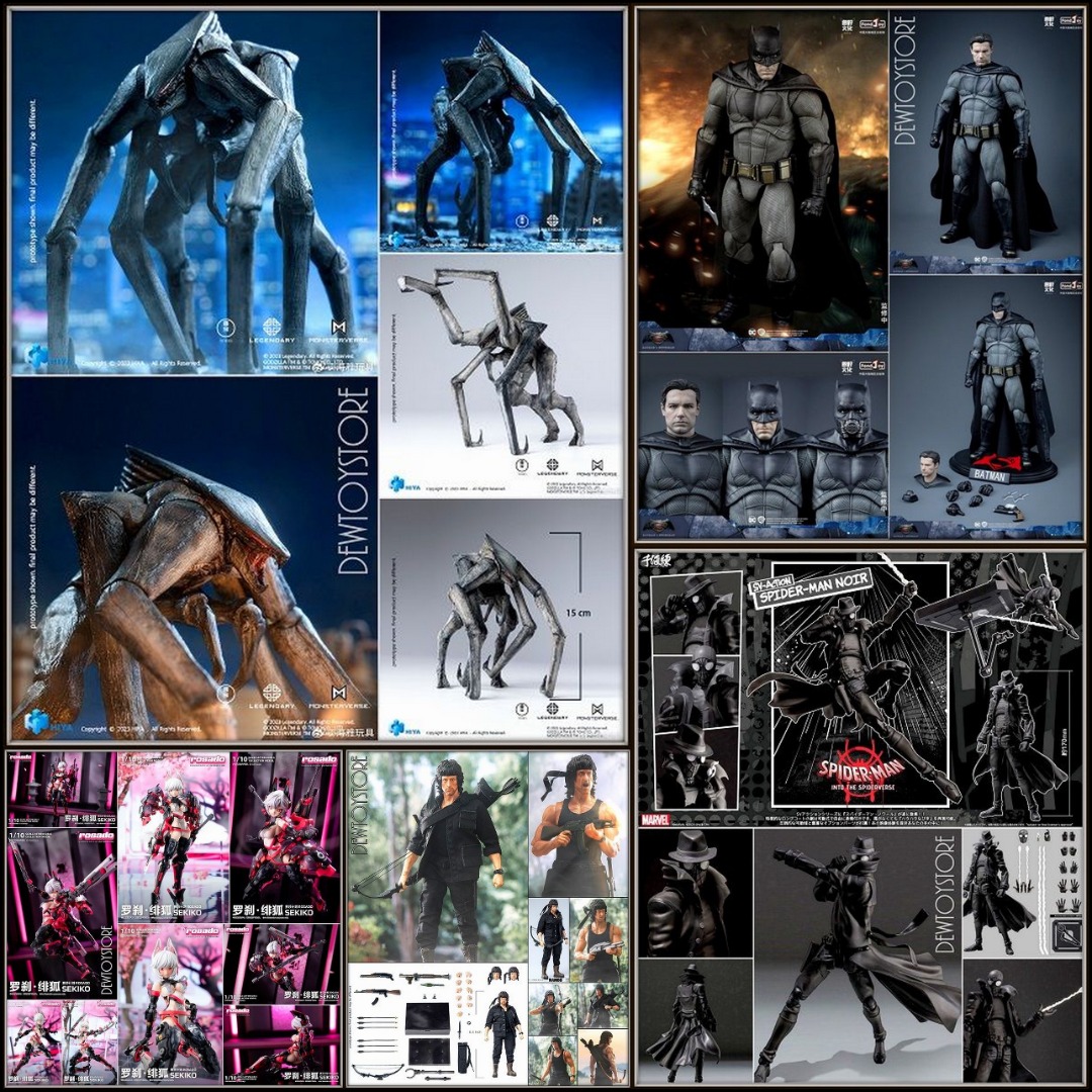 ⭐️ Action Figure - Sentinel Toys SV ACTION - Spider-Man Noir / Hiya ...