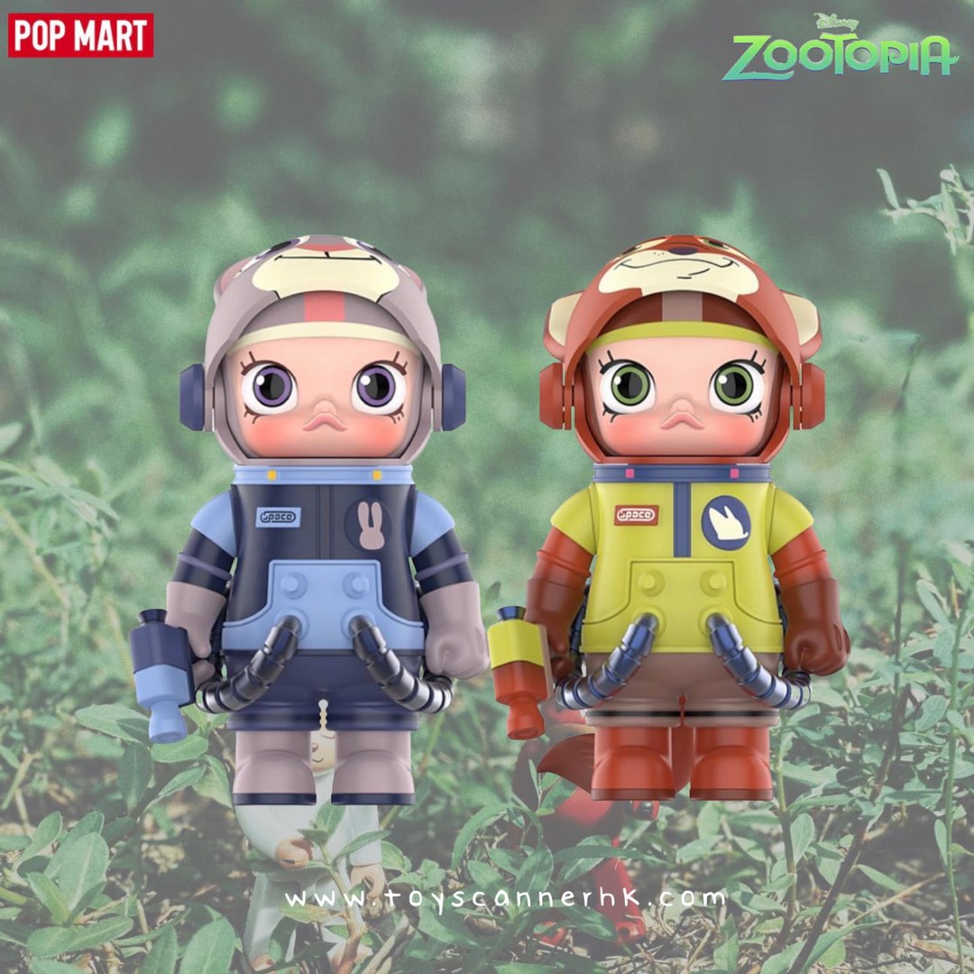 popmart 上海ディズニー Space Molly ズートピア POP MARTのディズニー
