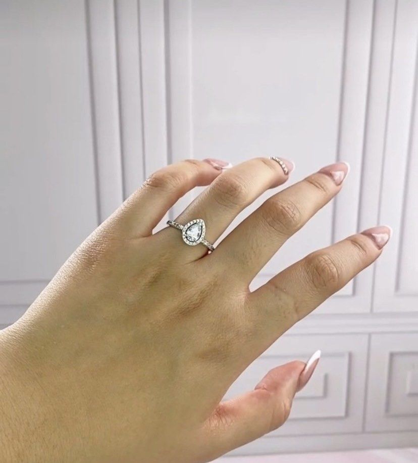 Pandora ring radiant teardrop online