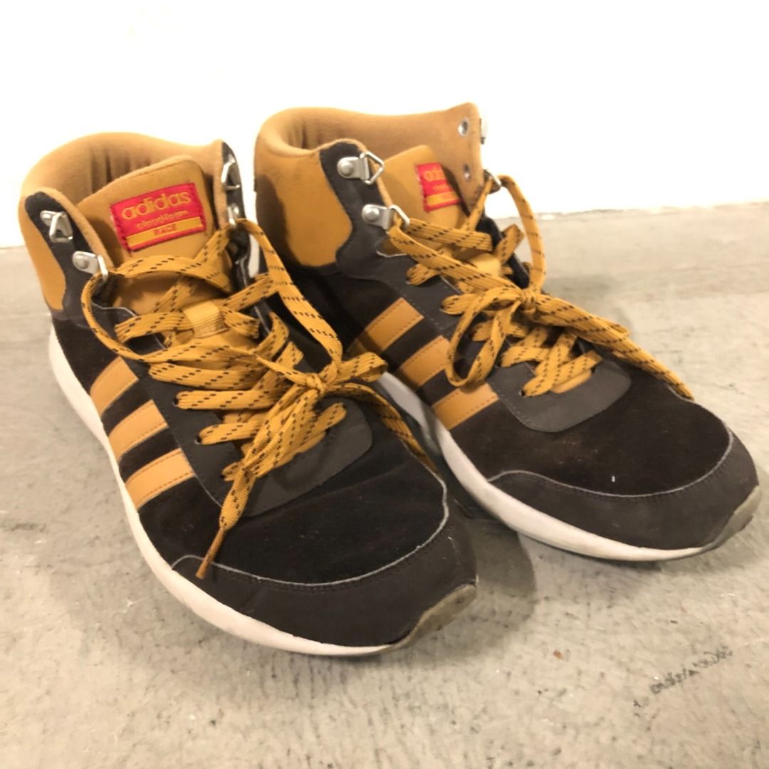 Adidas Men s Cloudfoam Race WTR Mid Sneaker Brown Mesa US11