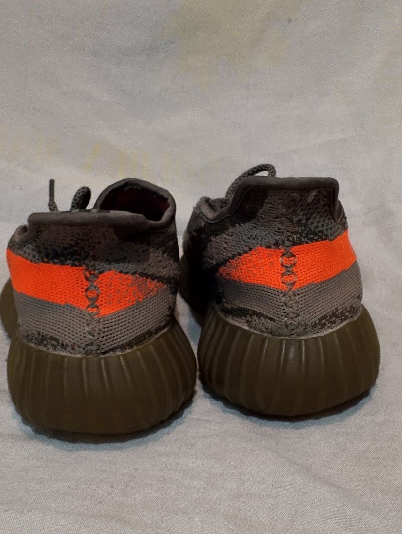 adidas gazelle silver green womens Adidas Men's Gray Reflective Orange Yeezy 350 Boost v2 Beluga Size 9.5 –  Picky Thrifter main image 1