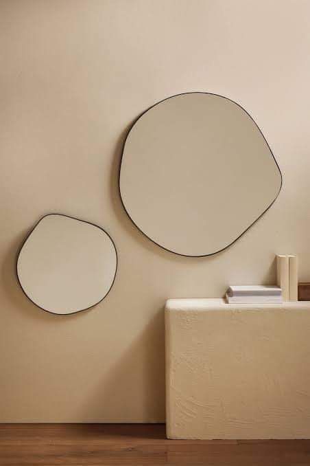 AESTHETIC ROUND MIRROR (Category: Mirrors) located in Manila. Submitted by LUMINOSAPH (Listing ID 1315282070, Image 1). Description: ROUND MIRRORS BY LUMINOSA PH Round Mirrors for Living Room/Bedroom/Bathroom/Dining Area NORDIC MIRROR TO ELEVATE YOUR ROOM AESTHETICS ✨ ✅ OPEN FOR CUSTOMIZED MIRRORS ✅ OPEN FOR INSTALLATION •COPPER-FREE • 6 mm thick • Framed/Frameless • No waves and no distortions •SUPERB QUALITY 💯 · Delivery via Lalamove/Grab (buy
