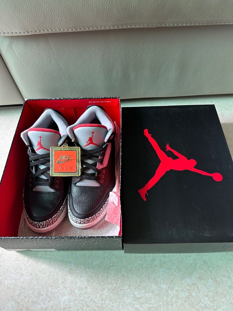 Air Jordan 3 Retro OG Black Cement 2018 Carousell