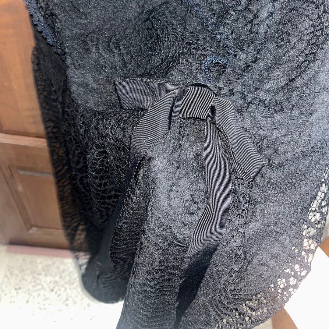 Anna Sui Black Lace Dress Sz P, Women's Fashion, Dresses & Sets, Dresses on  Carousell
