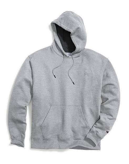 Authentic Champion Heather Gray Hoodie Men s Fashion Coats Jackets and Outerwear on Carousell