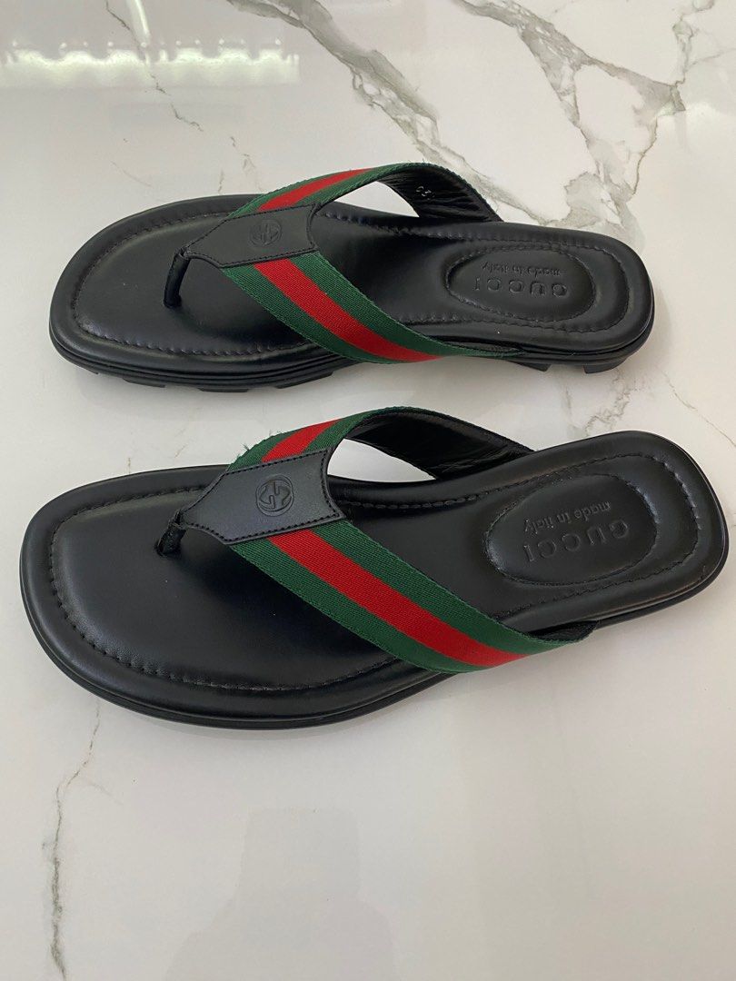 Gucci men's thong sandals hot sale
