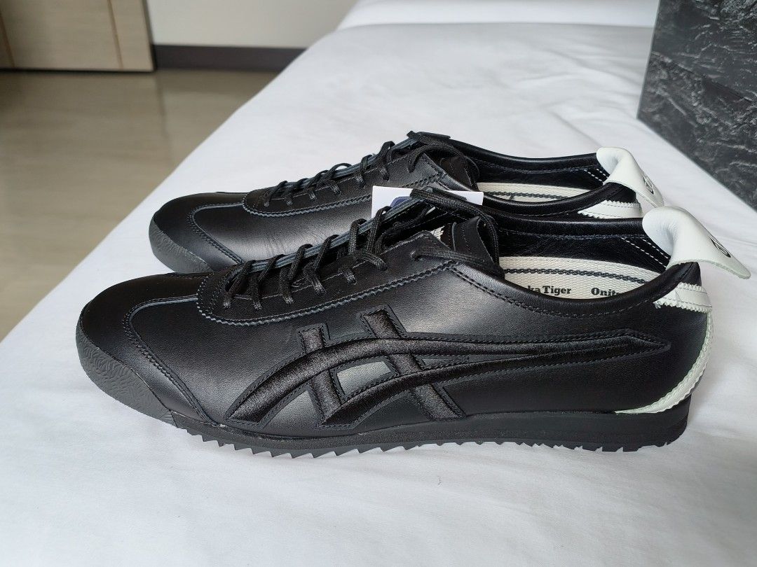 BRAND NEW. ONITSUKA TIGER LIMITED EDITION MEXICO 66 GDX MADE IN JAPAN. BLACK BLACK SIZE 44 28CM SELLING PRICE SGD 1000
