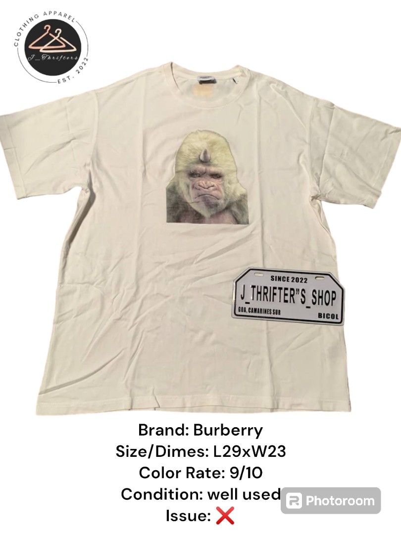 Burberry t shirt used cheap
