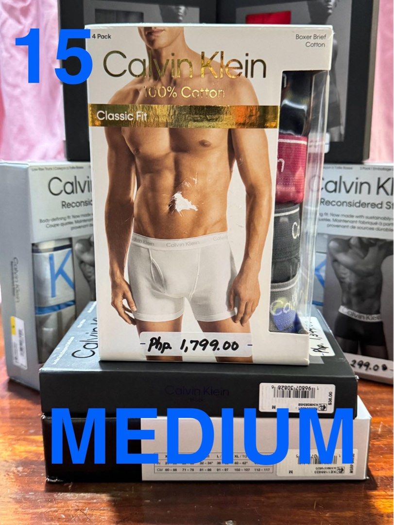 Calvin Klein 100 Cotton Underwear Men s Fashion Bottoms Underwear on Carousell