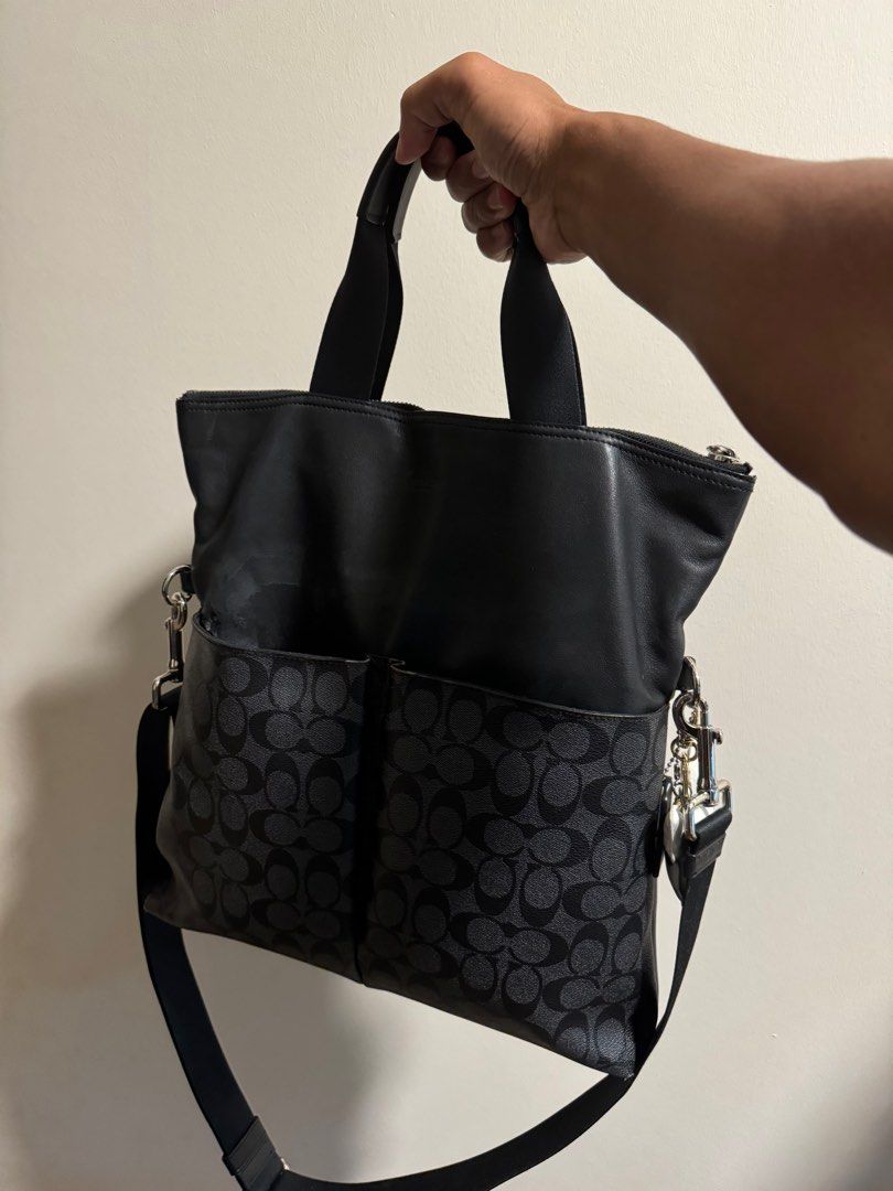 Coach Charles Foldover Tote Bag