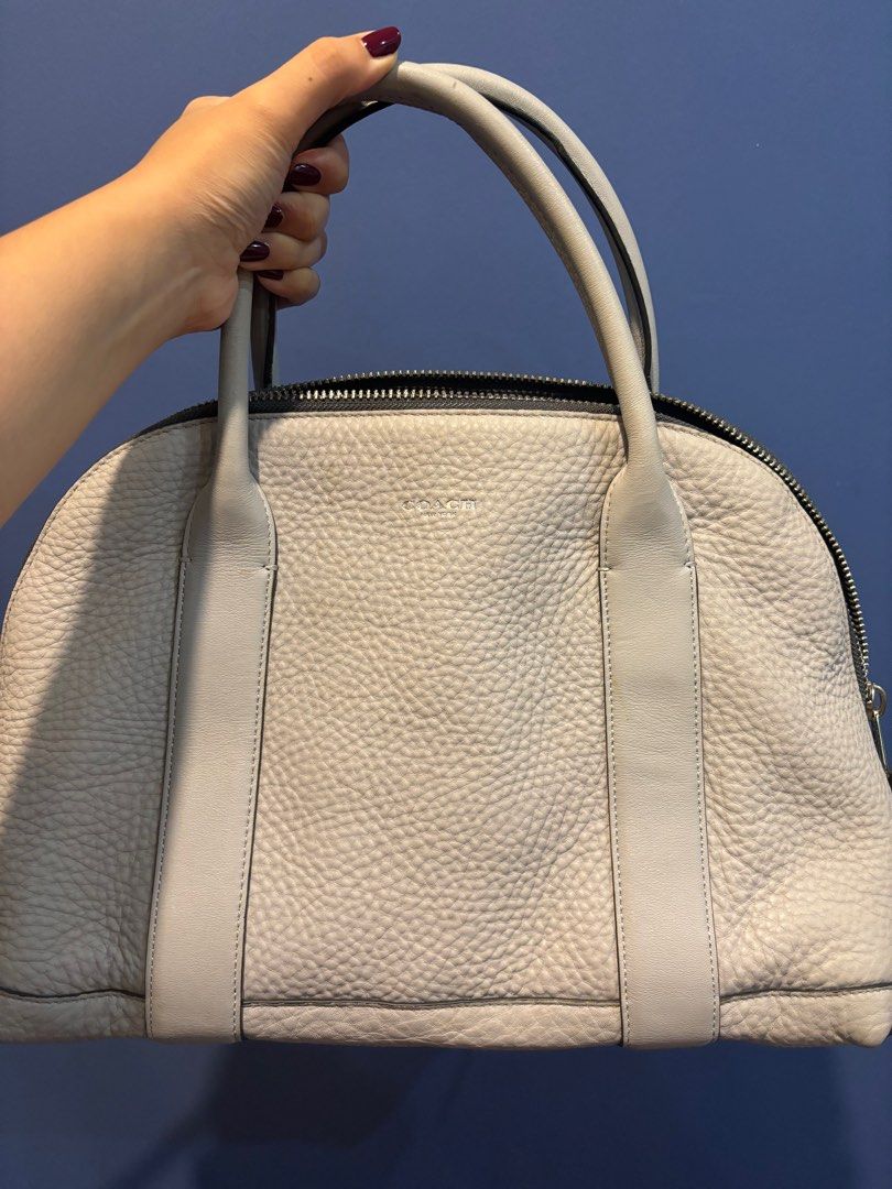 Coach Pebble Grain Leather Bleecker Preston Satchel