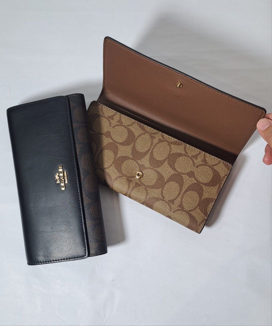 Coach slim trifld wallet Original (Category: Luxury Bags & Wallets) located in Quezon City. Submitted by meant_4_u (Listing ID 1315276911, Image 3). Description: 😱On hand Ph and ready to ship 😍 "LAST PRICE posted 👋🏼 😲 Original coach slim trifold wallet sig 🔖SRP: 17,000 ✅ inclusions: Tag,, care card, paper bag 🤗 Guaranteed Original from USA 🤑 MOP: BPI / BDO/ metrobank/ Gcash-gcash transfer #meant_4_u #originalcoachusa #coachmen #coachwomen
