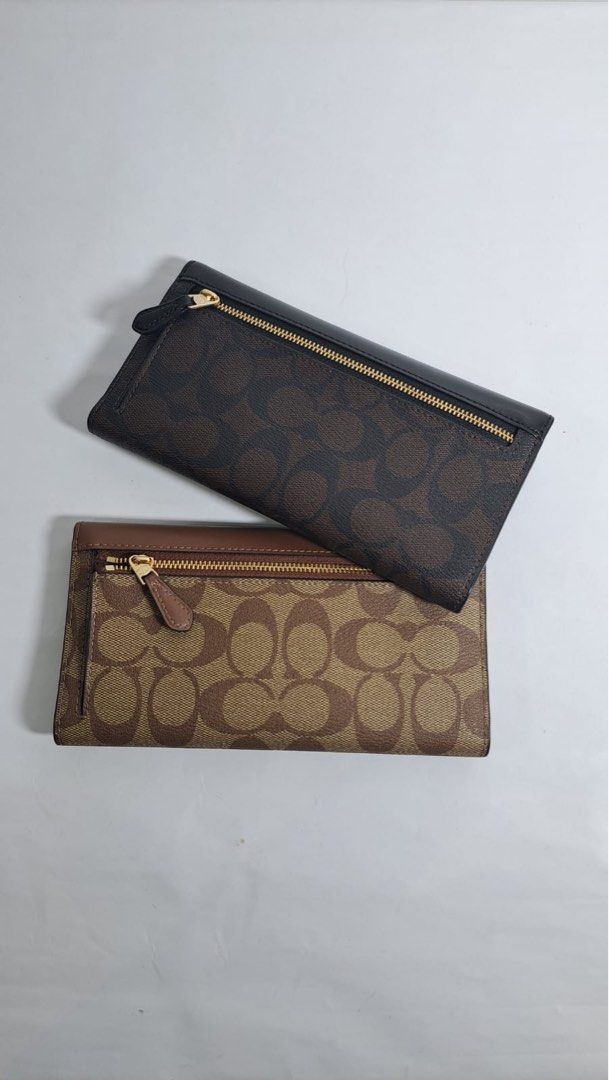 Coach slim trifld wallet Original (Category: Luxury Bags & Wallets) located in Quezon City. Submitted by meant_4_u (Listing ID 1315276911, Image 2). Description: 😱On hand Ph and ready to ship 😍 "LAST PRICE posted 👋🏼 😲 Original coach slim trifold wallet sig 🔖SRP: 17,000 ✅ inclusions: Tag,, care card, paper bag 🤗 Guaranteed Original from USA 🤑 MOP: BPI / BDO/ metrobank/ Gcash-gcash transfer #meant_4_u #originalcoachusa #coachmen #coachwomen