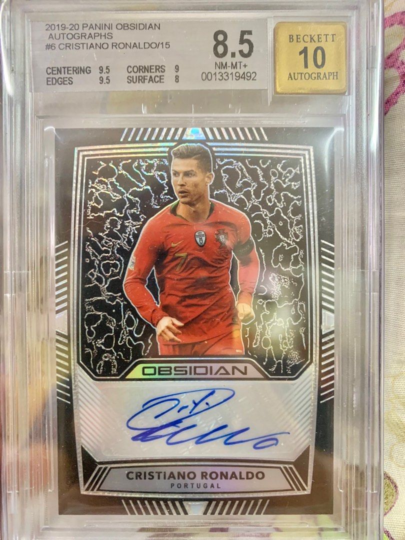 2019-20 Panini Obsidian Portugal Cristiano Ronaldo Obsidian