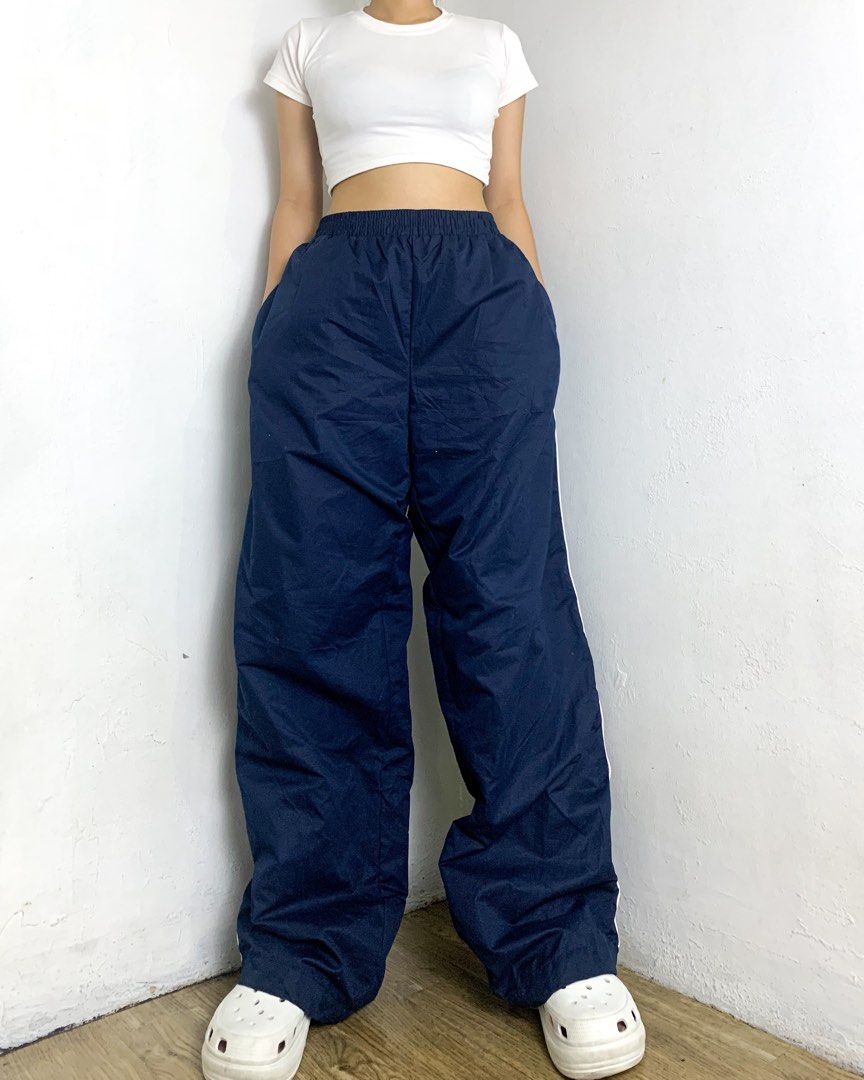 Danskin navy blue track pants Women s Fashion Bottoms Other Bottoms on Carousell