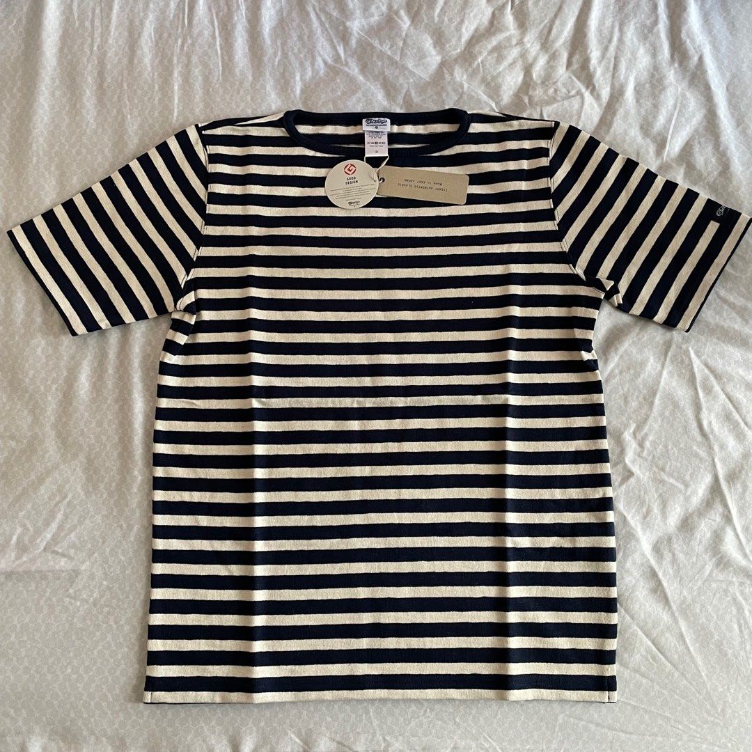 Tieasy BOATNECK WIDE BORDER BASQUE SHIRT